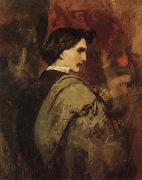 Anselm Feuerbach Self Portrait oil painting on canvas